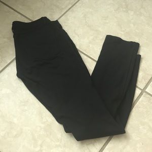 2/$10 Low rise zipper leggings Size small